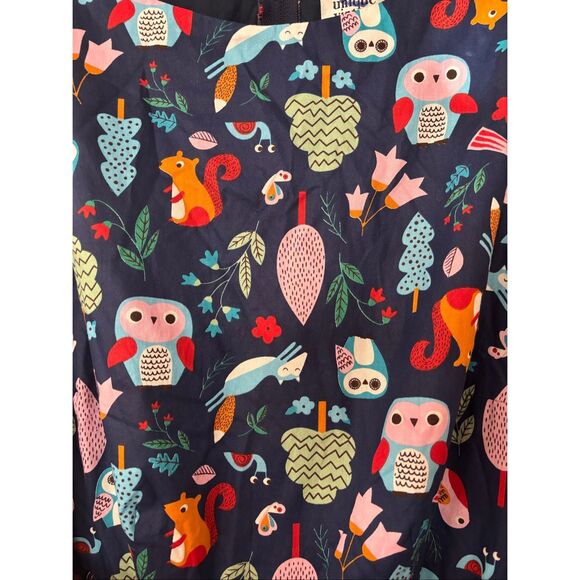 NWT unique vintage Woodland Creatures Dress - Picture 2 of 7